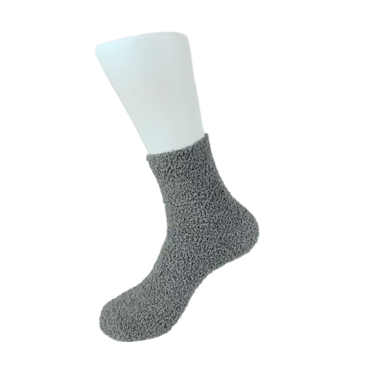 Womens Coral Fleece Sleep Socks