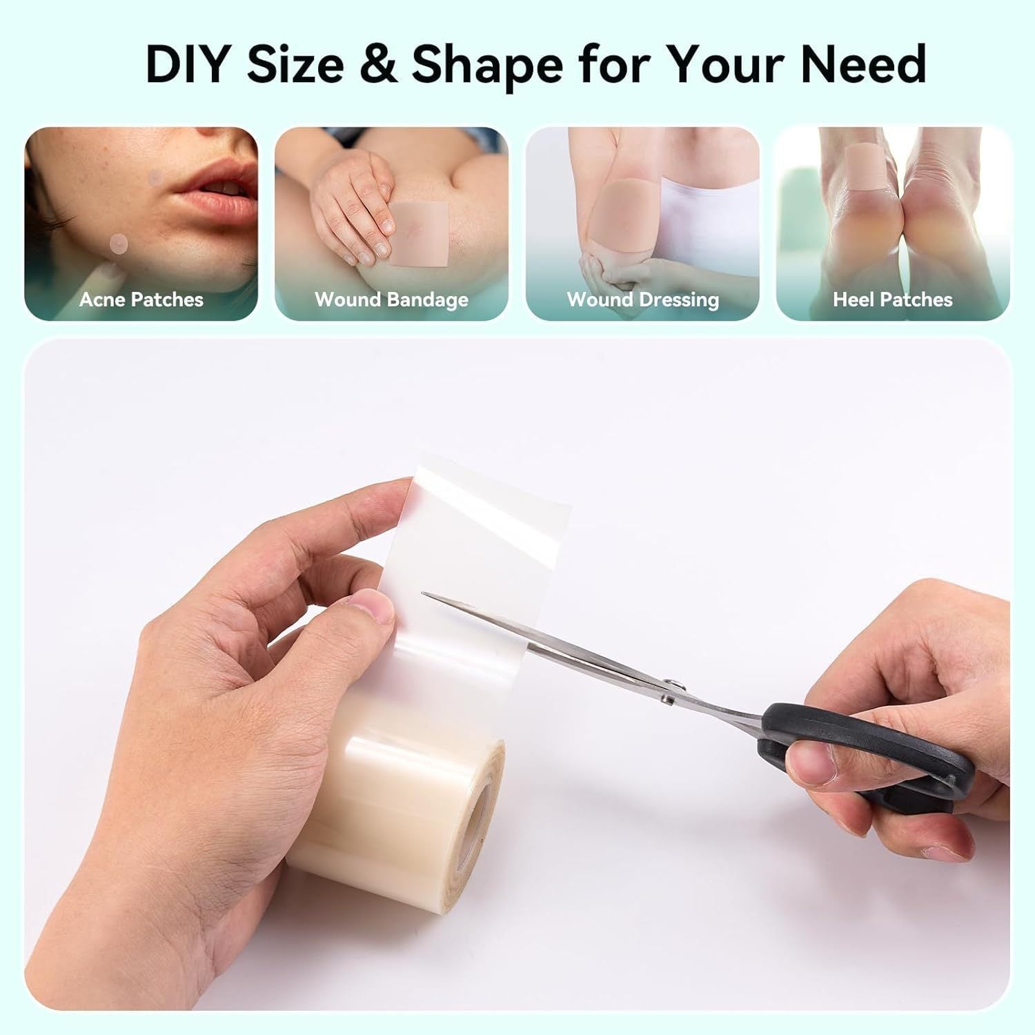 Hydrocolloid Wound Dressing Roll