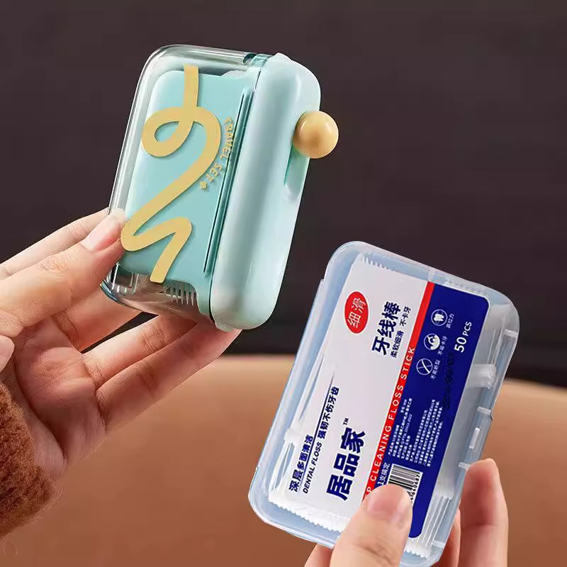 Pop-up Dental Floss Container