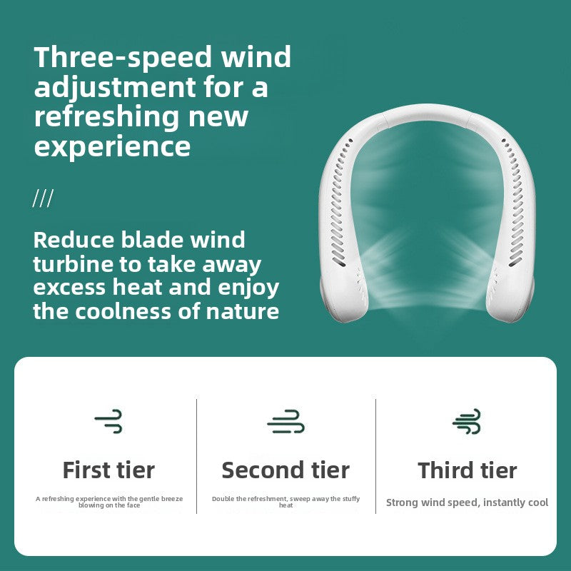 Rechargeable Neck Fan