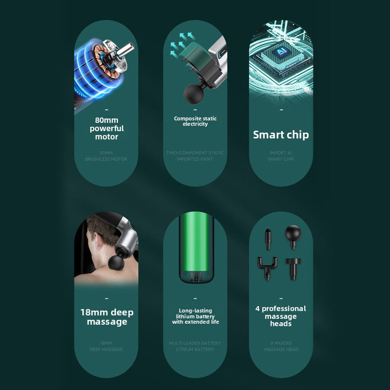 Smart Portable Electric Massage Gun
