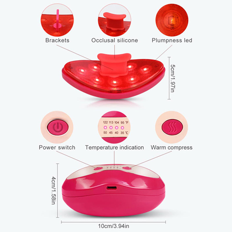 LED Heating Lip Beauty Device