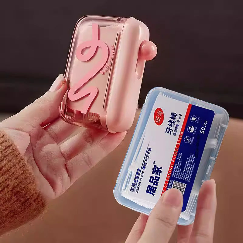 Pop-up Dental Floss Container