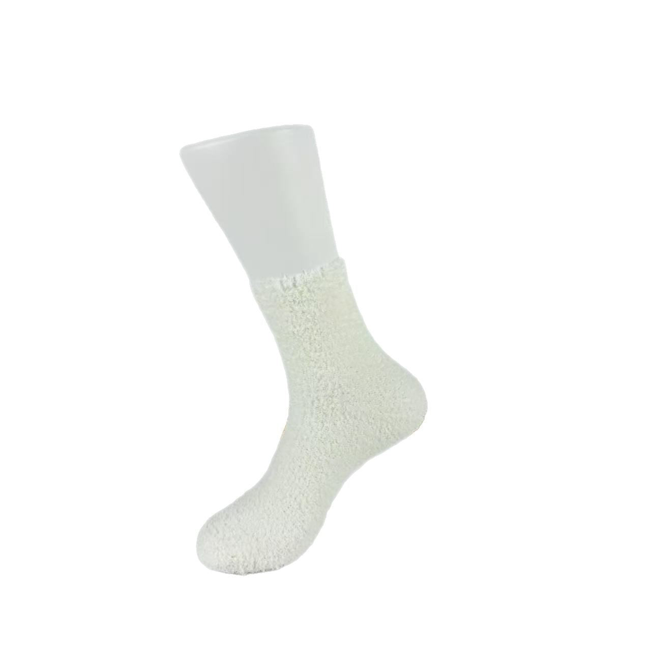 Womens Coral Fleece Sleep Socks